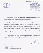 NirmalJyot_letter_of_appreciation_-_Environment_Minister_Government of Maharashtra